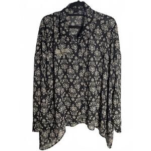 Disney Her Universe Haunted Mansion Tunic Top Oversized XL Embroidered Shirt